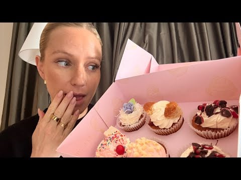 ASMR SOFT & FLUFFY Cupcake Mukbang 🧁 No Talking