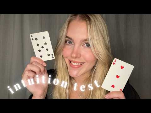 ASMR testing your intuition | guessing games