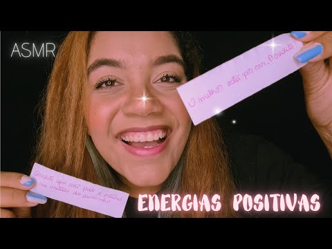 ASMR COLANDO FRASES POSITIVAD EM VOCÊ 🍃💓