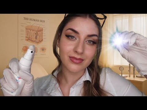 ASMR Am besten bewerteter Hautarzt | Dermatologist Roleplay | Doctor, Medical Exam, Facial deutsch