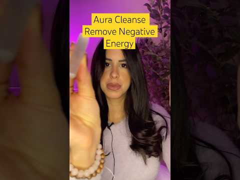 Selenite Aura Cleanse - Release Negative Energy #shorts #asmr