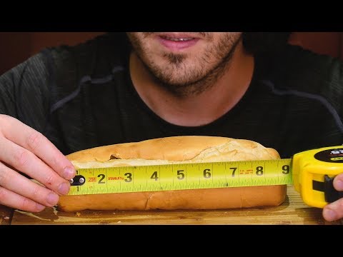 ASMR LONG * 9 inch *  SAUSAGE STUFFED SANDWICH (GIRTHY + CRUNCHY TOO) 먹방