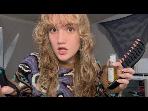 ✨ grwm ASMR ruining my curly hair ✨ (i met Demi Lovato & addressing Selena Gomez drama)