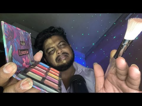 ASMR Spit Painting Makeup 💄
