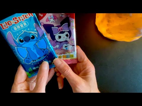 ASMR ~ Looking Through Cute Vintage Card Packs for Sleep