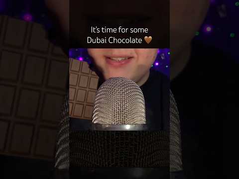 Let’s eat some Dubai Chocolate! 🤎 #asmr
