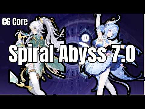 NEW Spiral Abyss 7.0 | C6 Odette & C6 Zibai | Genshin Impact