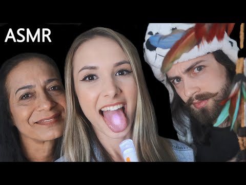 ASMR EM FAMÍLIA | ASMR WITH FAMILY 👨‍👩‍👧