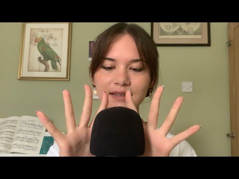 ASMR fast and aggressive , random whispers and triggers !!