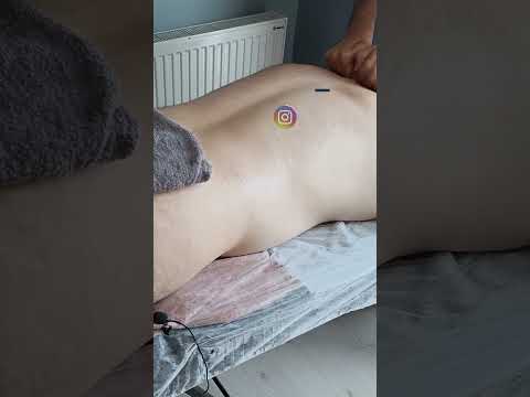 DEEP TISSUE MASSAGE THERAPY FOR BACK PAIN #satisfying #relaxing #asmr #shorts #massage