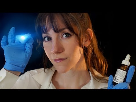 Testing Products on Your Face | ASMR Close Face Touching for Sleep