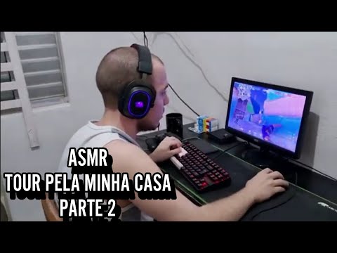 ASMR-TOUR PELA MINHA CASA PARTE 2 #asmr #sonsdeboca #relaxar #tour #rumo10k