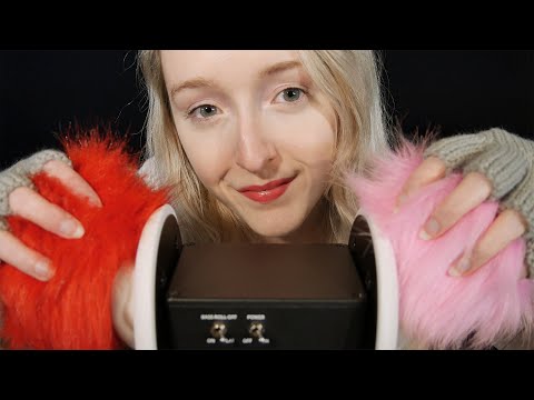 ASMR Fluffy Ear Massage & Close Whispers