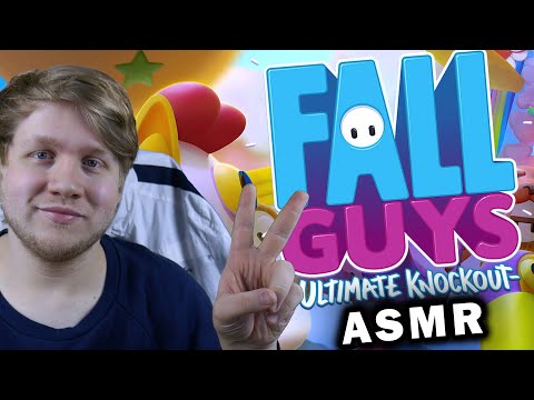 ASMR | Entspannte FALL GUYS Runden | Mein erster SIEG? auf Deutsch/German
