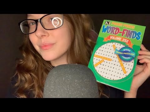 ASMR Tapping On Word-Finds | No Talking