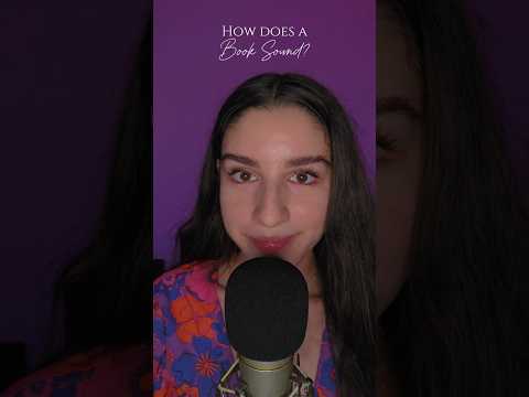 That's how a book sounds 📚✨️ #asmr #asmrshorts
