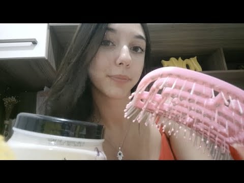 ASMR FINALIZANDO SEU CABELO💆‍♀️💆‍♀️ 