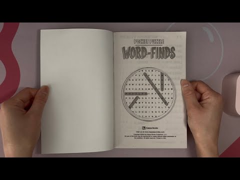 ASMR Flipping Through Word-Finds | No Talking