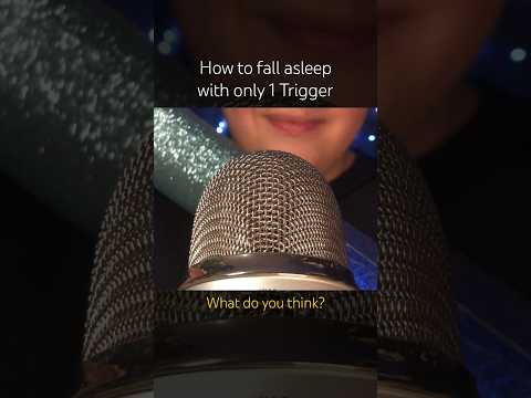 How to fall asleep with only 1 Trigger! #asmr