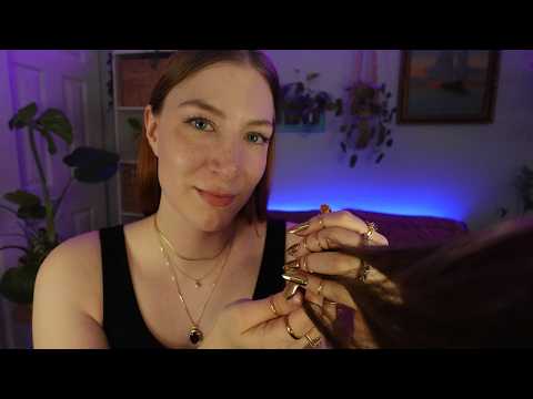 ASMR Let Me Brush Your Hair 🌧️ Personal Attention (No Mic Scratching) | No talking after intro