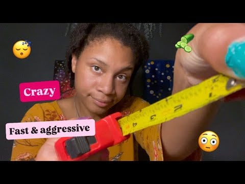 ASMR - Play Pretend Makeup & Measuring 