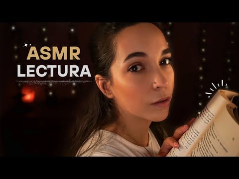 ASMR Lectura relajante para DORMIR con sonidos de ambiente 📚