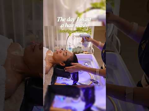 My Spa Journey 😴 The day I got a hair wash #asmrforsleep