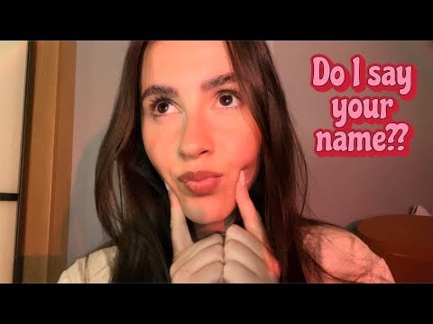 ASMR- Fast and aggressive ASMR using different names (extra tingles awarded if I use your’s)🦋
