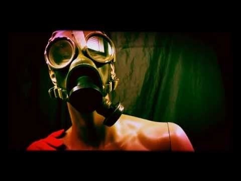 Red Gloves touching ♥ Gas Mask mannequin man