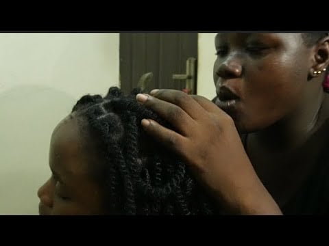 ASMR Relaxing Scalp Scratching, Head Massage & Gum Chewing For Sleep 😴