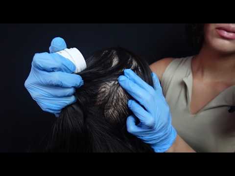 ASMR EXAMINANDO SEU COURO CABELUDO