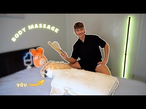 ASMR giving u a FULL BODY massage (role-play)