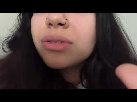 ASMR☔️ positivity, mouth sounds , gum chewing , cat stickers, soft whisper #asmr #artist