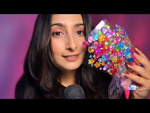 ASMR for deep sleep 😴 | rhinestone decor 💎