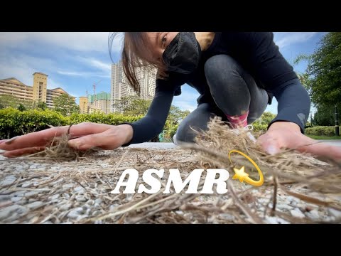ASMR 🏊‍♀️FAST but NOT too AGGRESSIVE💦 (2nd part in the park) Mostly Floor Scratching and Tapping