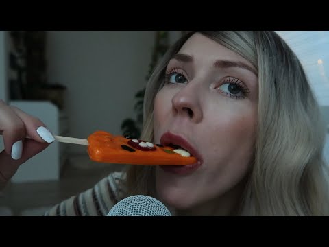 #ASMR Pizza Lollipop 🍭🍕 | Plucking Negative Energy ✨🙌 | Layered Mouth Sounds & Hand Movements ✋👄😴