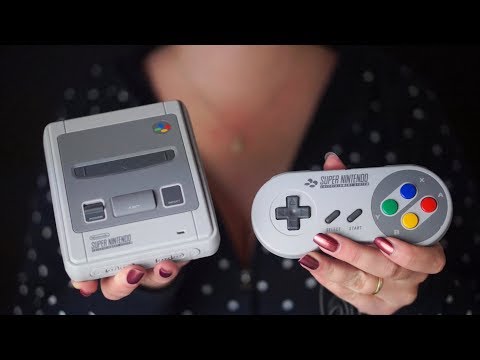 Binaural ASMR/Whisper. Super Nintendo Classic Mini Unboxing