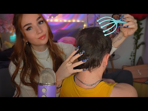 ASMR PAPOUILLES ET MASSAGE, tu vas adorer💆🏻