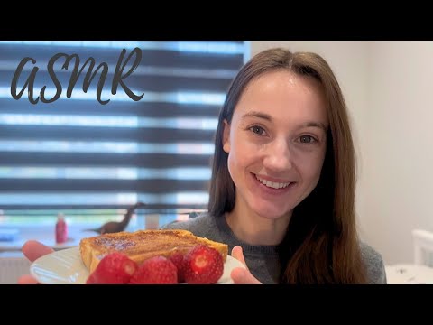 ASMR Cosy Morning Mukbang 🌞 🍓 life update and chit chat, soft spoken