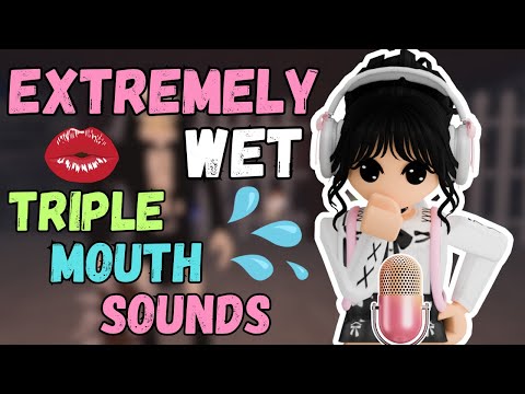 Roblox ASMR: EXTREMELY WET Triple Mouth Sounds - NO TALKING - for DEEP SLEEP