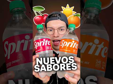 SPRITE DE SABORES - CHERRY Y TROPICAL MIX #asmr #shorts #asmrsounds #asmreating
