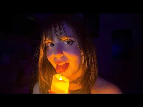 ASMR no quase escuro (gatilhos visuais, luzes, dedos mágicos)