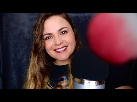 ASMR | Whispered Ramble + Face Brushing