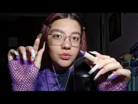 GLOVES SOUNDS e TANTE COCCOLE (Scratching, Lipgloss Application, Mouth Sounds) 😴💜 | ASMR ITA