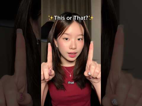 This or That? #asmr