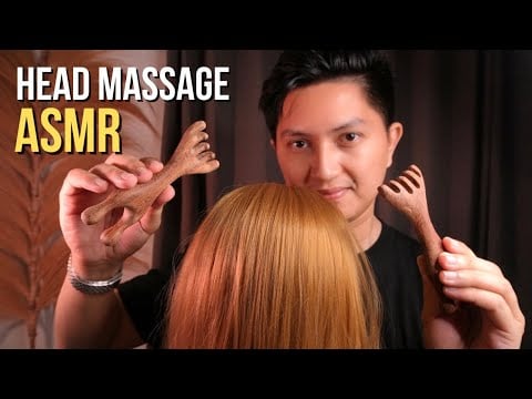 ASMR Head Massage & Hair Brushing 💆 So Relaxing!
