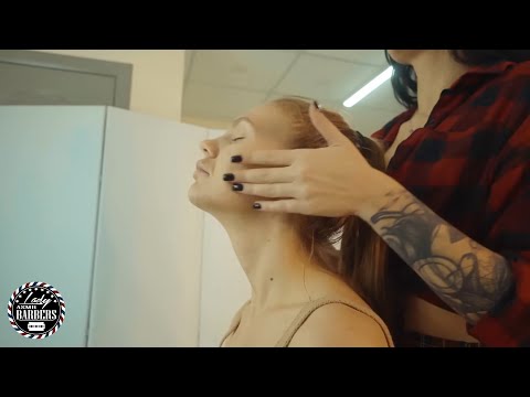 Luxury ASMR Head Massage by Barber Lady Helen for Girls