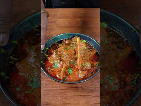 👑🔥 ASMR Shahi Mutton Korma | Royal Mughlai Gravy | Satisfying Cooking Sounds #shorts #asmr
