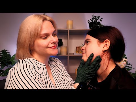ASMR Skin Assessment On A Real Person