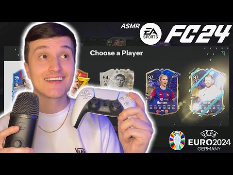 ASMR Gaming | EA FC 24 Draft Gameplay | Euro 2024 Whisper Ramble